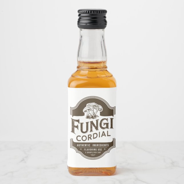 Liquid Funny Sticker Nom de partie bouteille Gin U (Devant)