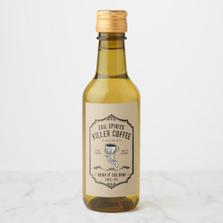 Liquid Funny Sticker Nom de partie bouteille Gin U