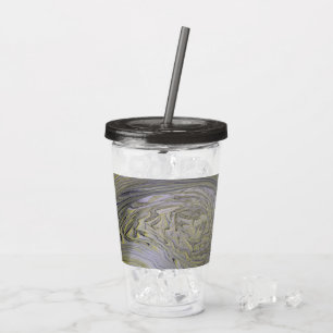 Liquid Gold Acrylic Pour Tumbler