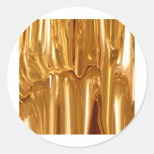 Liquid Gold Classic Round Sticker