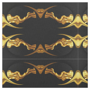 Liquid Gold Monochrome Designer Pima Cotton Twill  Fabric