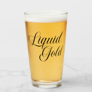 Liquid Gold Octoberfest Beer Glass