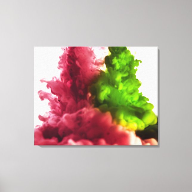 Liquid Ink in Water Series 2 Canvas Print (Front)