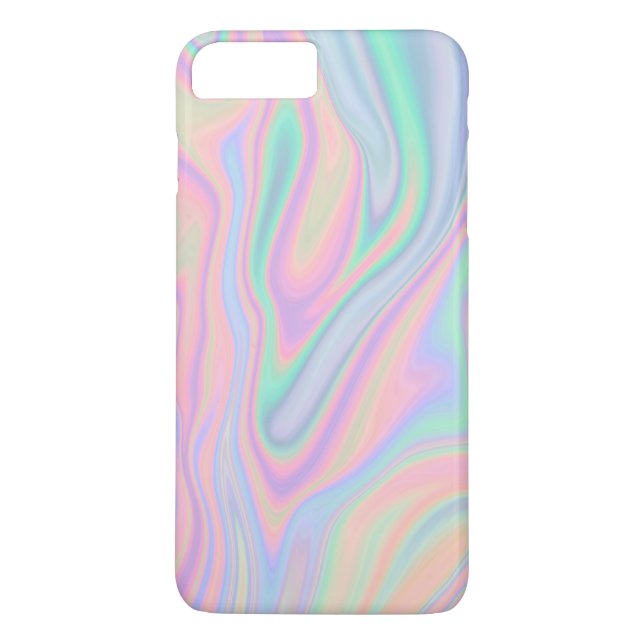 Liquid Iridescent Unicorn Colour Design Case-Mate iPhone Case (Back)