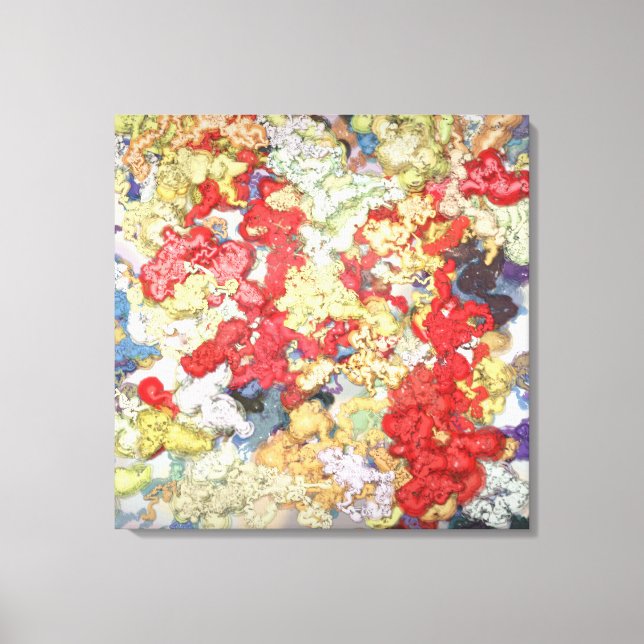 Liquid Kinetic Art Stretched Canvas Print (Front)