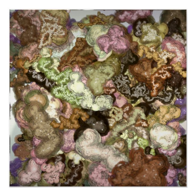 Liquid Kinetic Painting  Poster (Front)