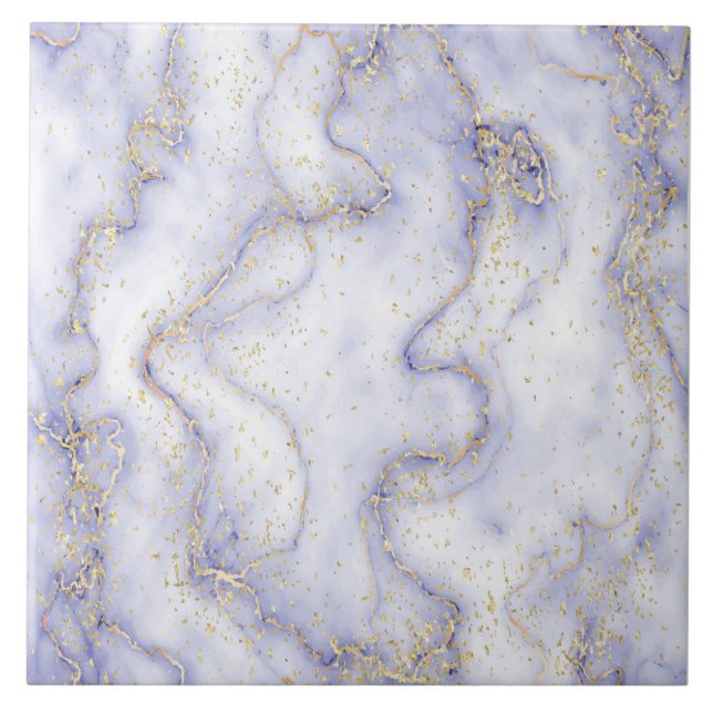 Liquid marble background with gold splatter tile (Front)