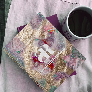 Liquid Marble Paint Mix Abstract Modern Trendy Planner