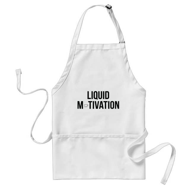 Liquid Motivation Modern Caffeine Addict  Standard Apron (Front)
