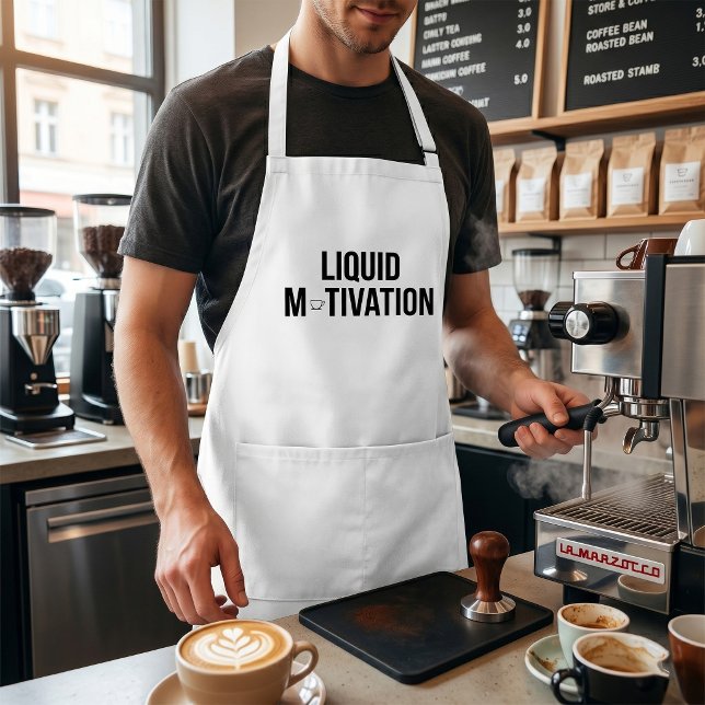 Liquid Motivation Modern Caffeine Addict  Standard Apron (Creator Uploaded)