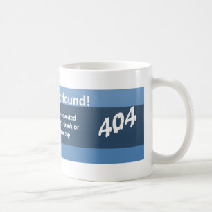 Liquid not found 404 coffee mug