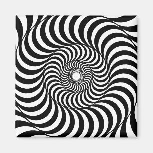liquid - Op Art Magnet