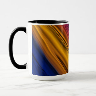 Liquid Paint Abstract Mug