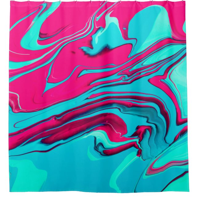 Liquid paper marbling paint background. Fluid pain (Front)