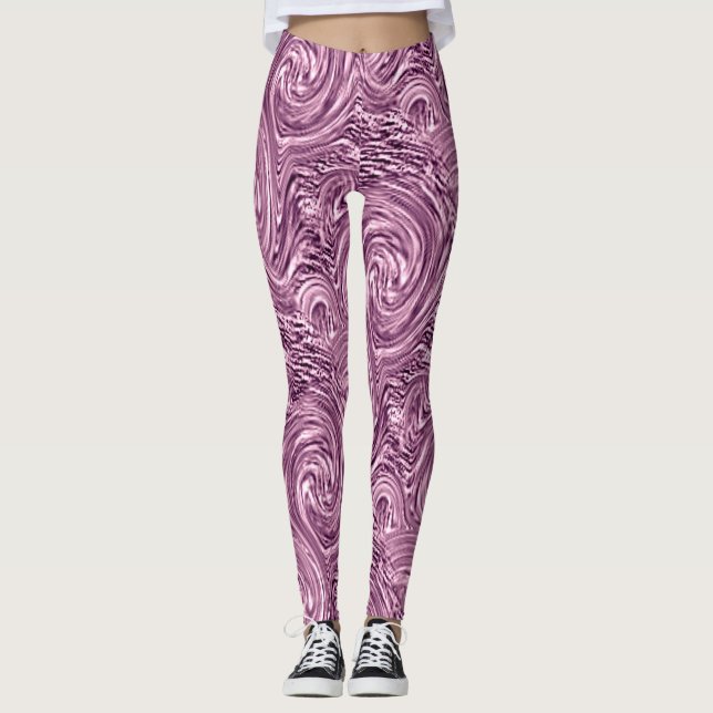 Liquid Pink Leggings (Front)