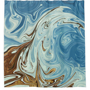 Liquid pour abstract pattern