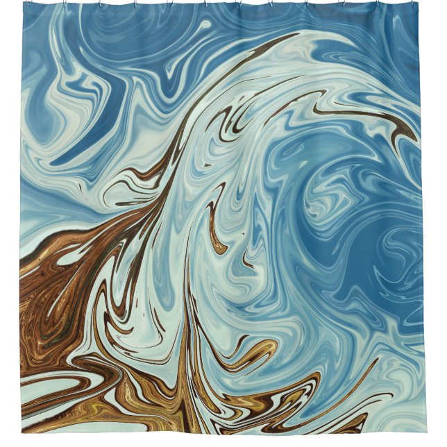 Liquid pour abstract pattern (Front)