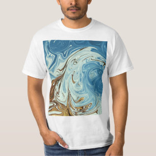 Liquid pour abstract pattern T-Shirt