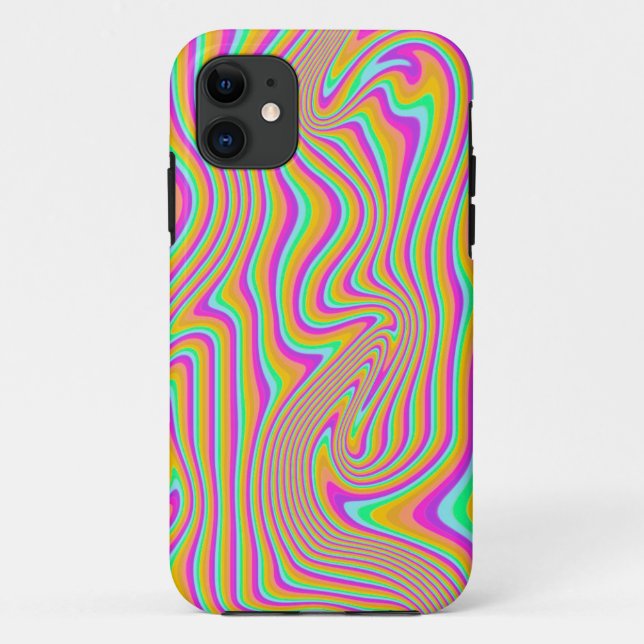 Liquid Rainbow Colour Case-Mate iPhone Case (Back)
