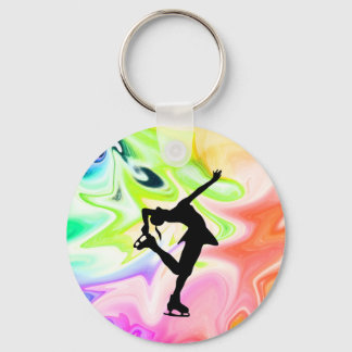 LIQUID RAINBOW & SKATER KEYCHAIN