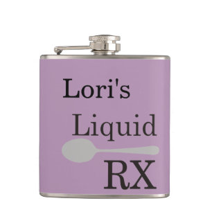 Liquid RX Hip Flask