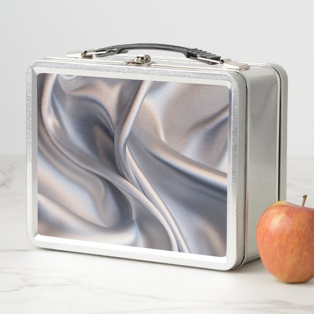 Liquid Silver  Metal Lunch Box (In Situ)
