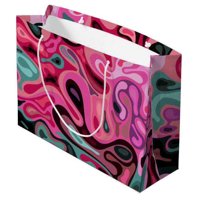 Liquid surface 5 large gift bag (Back Angled)