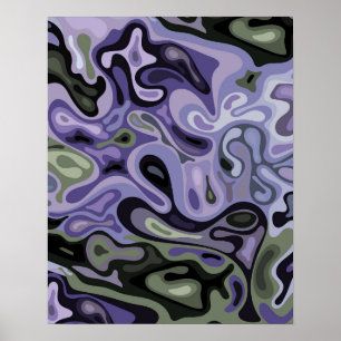 Liquid surface 8 poster