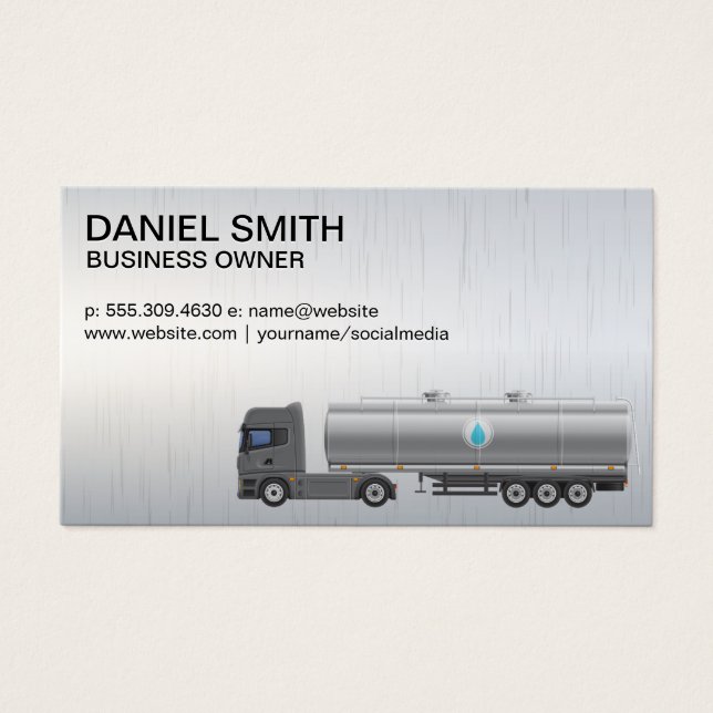 Liquid Tanker Truck | Truck Driver (Front)