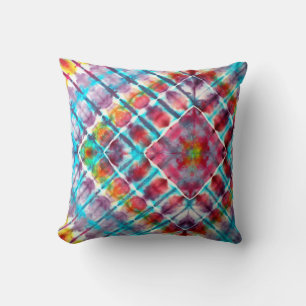 "Liquid Vector", abstract, psychedelic Throw Pillow