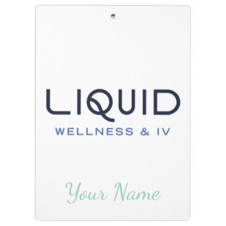  Liquid Wellness + IV Clipboard - Personalized