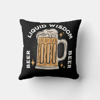 Liquid Wisdom Throw Pillow