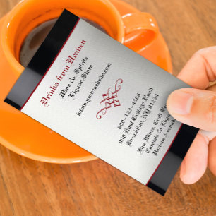 Liquor Wine Store Business Card