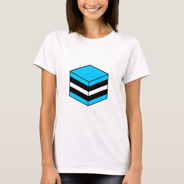 Liquorice All Sort - Blue, White and Black T-Shirt (Front)