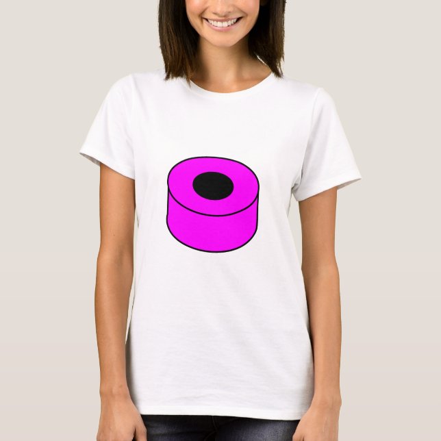 Liquorice All Sort - Magenta and Black T-Shirt (Front)