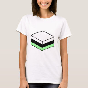 Liquorice All Sort - White, Black and Mint Green T-Shirt