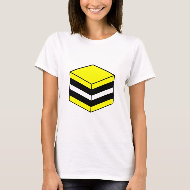 Liquorice All Sort - Yellow, White and Black T-Shirt (Front)