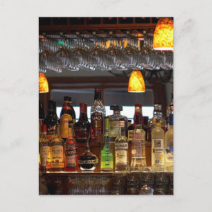 Liquors Bars Postcard