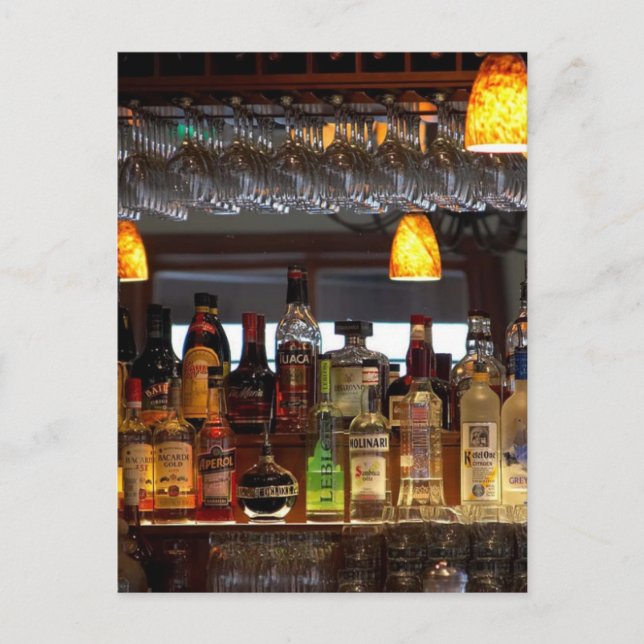Liquors Bars Postcard (Front)