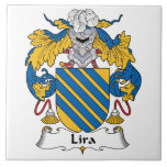 Lira Family Crest Tile<br><div class="desc">Lira Coat of Arms</div>