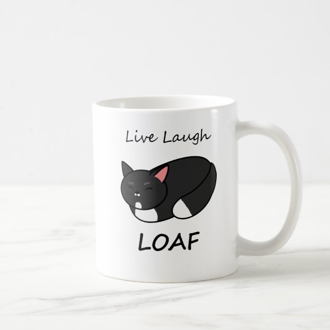 Lire en direct Pain Tuxedo Chat Mug (Droite)