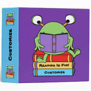 Lire Est Fun Joli Livre Aimer Alien Classeur