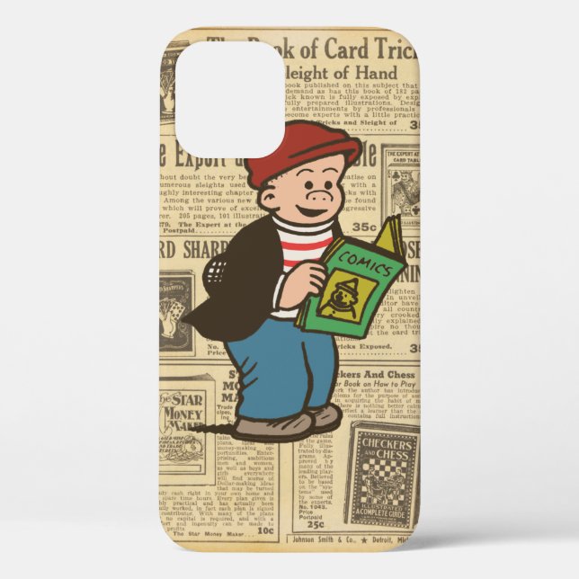 "Lire les BD" iPhone 12 Coque (Verso)