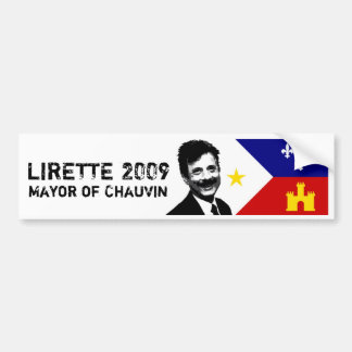LIRETTE 2009 BUMPER STICKER