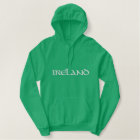 L'Irlande a brodé le sweat - shirt à capuche