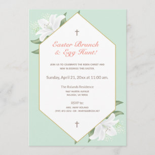 Lis blancs et invitation en bon état doux de