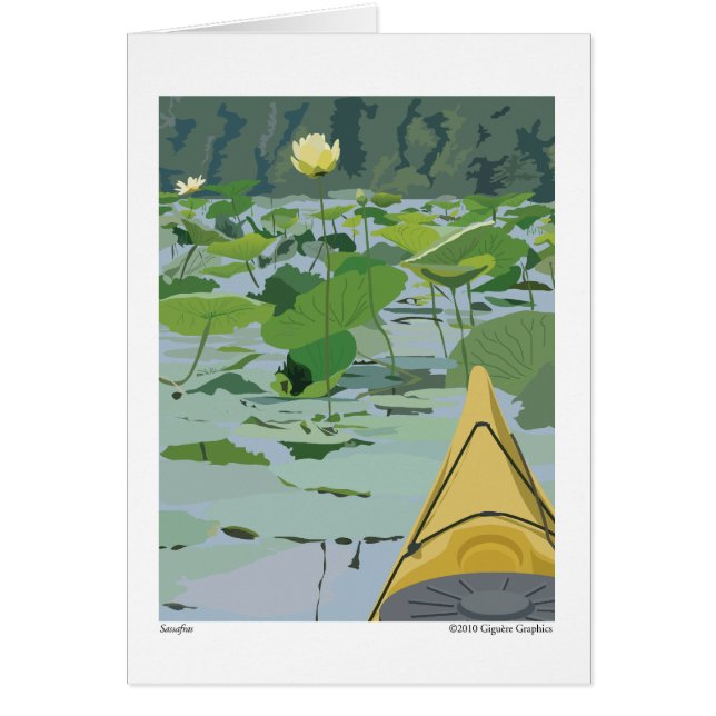 Lis sur le sassafras (Devant)