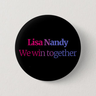 Lisa Nandy Bi Badge - We Win Together 2 Inch Round Button