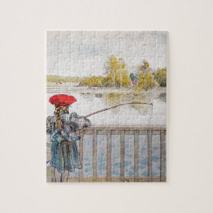 Lisbeth Fishing by Carl Larsson Jigsaw Puzzle