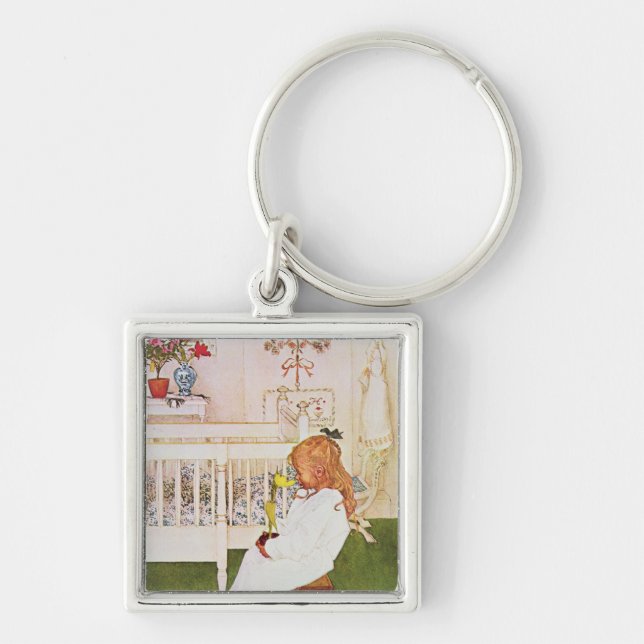 Lisbeth with a yellow tulip keychain (Front)